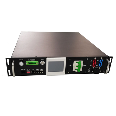 GCE RS485 CAN Protocol Hệ thống pin mặt trời ESS BMS 204.8V50A 64S Điện áp cao 2U BMS