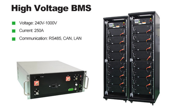 GCE High Voltage BMS cho bộ pin lLFP/NMC/LTO 250A 4U hệ thống quản lý pin cho hệ thống lưu trữ năng lượng