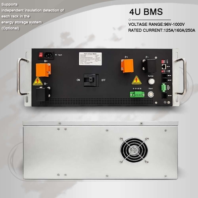 4U trường hợp tổng thể Hệ thống quản lý pin cao áp Bms 576V 250A