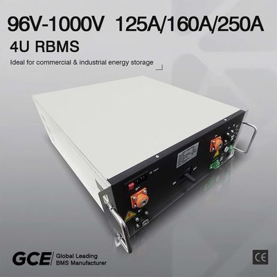 Hệ thống pin mặt trời 160S, 512V 250A Tăng điện áp cao Master Slave BMS