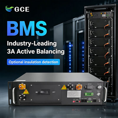 3U High Voltage Rack BMS 176S 563.2V 125A để lưu trữ năng lượng mặt trời PV, UPS Backup và Microgrid hỗ trợ hoạt động song song, HMI bên ngoài, RS485 / CAN / Ethernet, chứng nhận CE