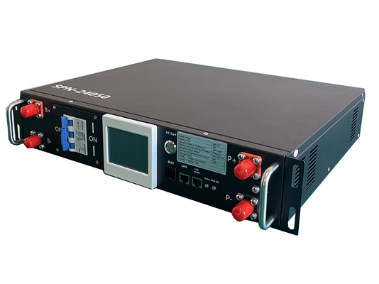 Hệ thống quản lý pin điện áp cao 144V / 45S BMS 50 Amp 2U để lưu trữ năng lượng