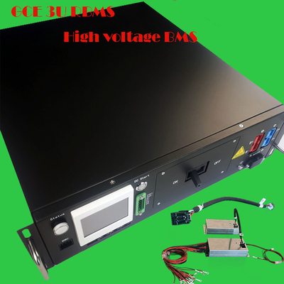 384V 125A Bms điện áp cao Với hộp 3U 3,5 inch màn hình Rs485 CAN Truyền thông