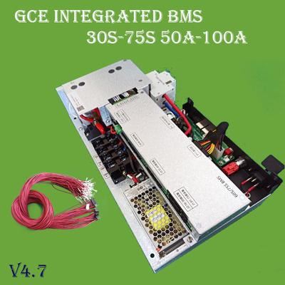 65S-75S 100A HV Bms Hệ thống quản lý pin Cung cấp điện kép cân bằng thụ động